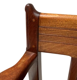 Jac. van den Bosch Arts & Crafts Club Chair for 't Binnenhuis Amsterdam, 1900s